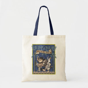 Bolsa Tote Onde Vivem os Monstros em Grafismos