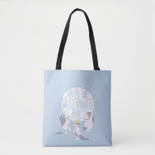 Bolsa Tote Onde Vivem os Monstros   Lua & Estrelas