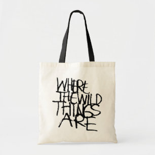 Bolsa Tote Onde Vivem os Monstros   Manuscrito