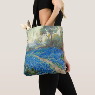 Bolsa Tote Onderdonk - Uma encosta de Bluebonnets - Texas