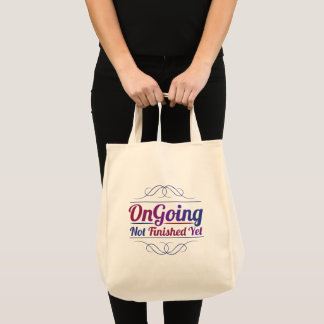 Bolsa Tote Ongoing Tote Bag Reusable Shopping & Coffee Tote