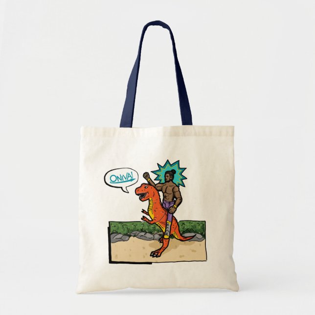 Bolsa Tote ONIVA! Dino Lutteur (Frente)
