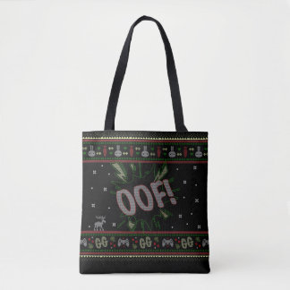 Bolsa Tote OOF! Vídeo Jogador Feia de Natal