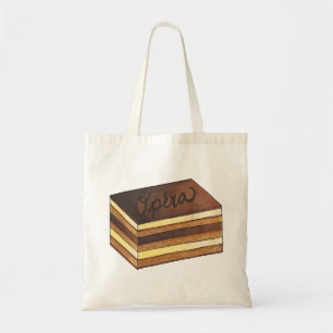 Bolsa Tote Opéra Cake French Paistry Patisserie Dessert Comid