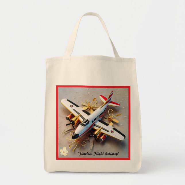 Bolsa Tote "Opulência em Voo" (Frente)