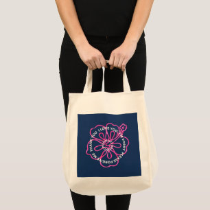 Bolsa Tote Oração Ho'oponopono pono AMOR DESCULPE PERDOE AGRA