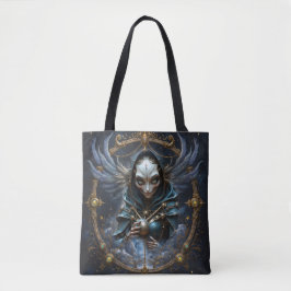 Bolsa Tote Oráculo Celestial – Guardião Entre as Estrelas.