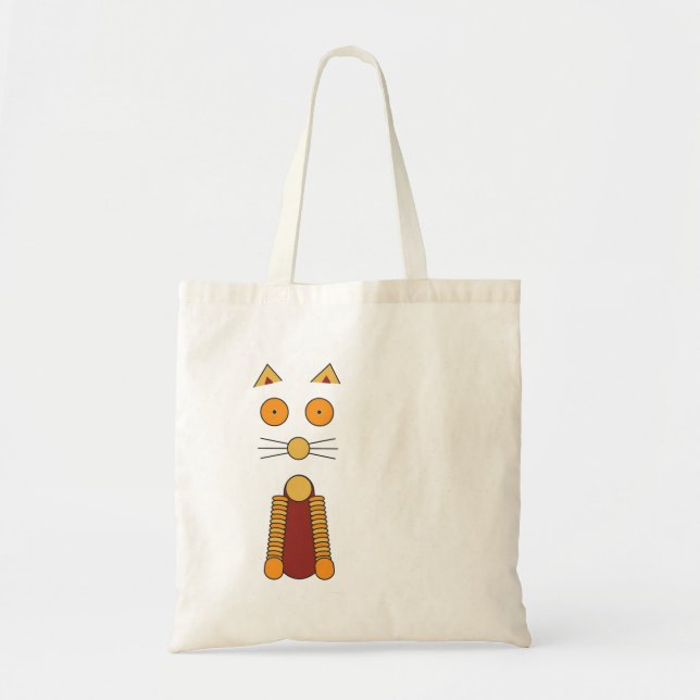 Bolsa Tote Orange CAT (Frente)