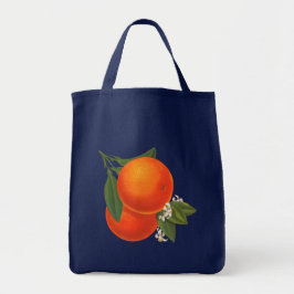 Bolsa Tote Orange Vintage Crate Art Canvas