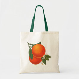 Bolsa Tote Orange Vintage Crate Art Canvas