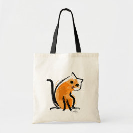 Bolsa Tote Orange You A Cat