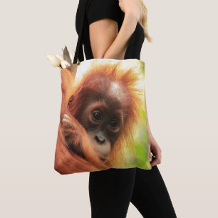 Bolsa Tote Orangotango de Sumatran do bebê