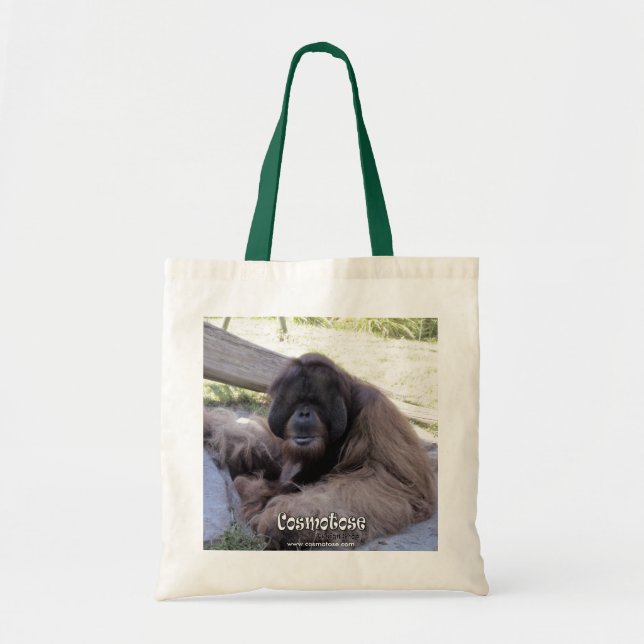 Bolsa Tote Orangotango - ou sua imagem aqui (Frente)