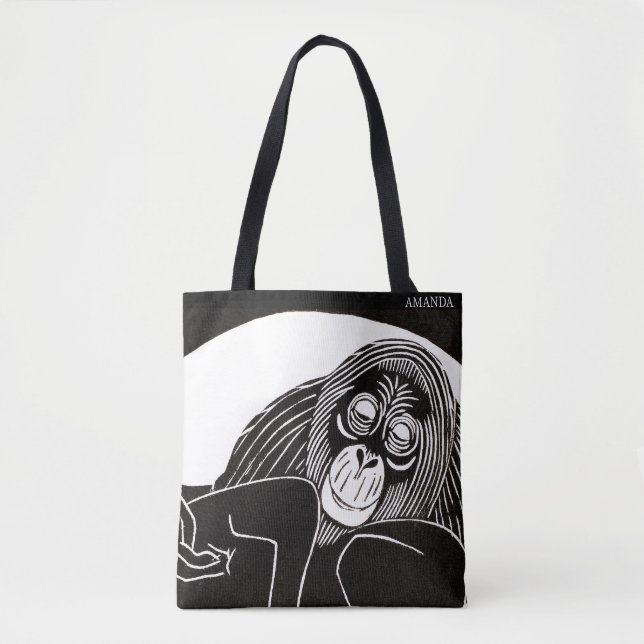Bolsa Tote Orangotango – Samuel de Mesquita Personalizado (Frente)