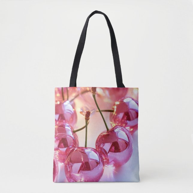 Bolsa Tote Orbes Rosa Brilhante (Frente)