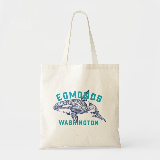 Bolsa Tote Orca - Edmonds, Washington (Frente)