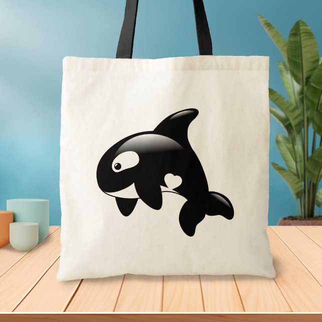 Bolsa Tote Orca Killer Whale (Criador carregado)