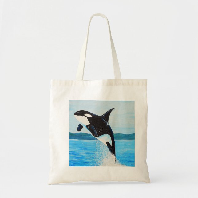 Bolsa Tote Orca Painting (Frente)
