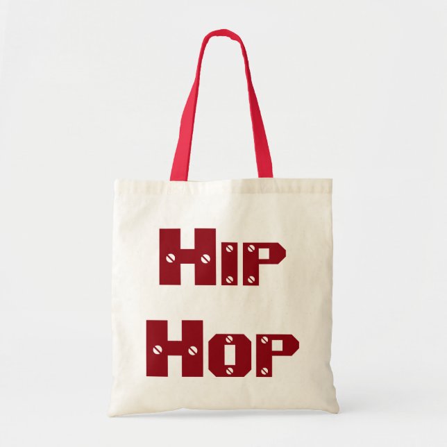 Bolsa Tote Orçamentária de Hip Hop (Frente)