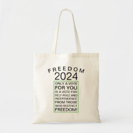 Bolsa Tote Orçamento da Liberdade para 2024