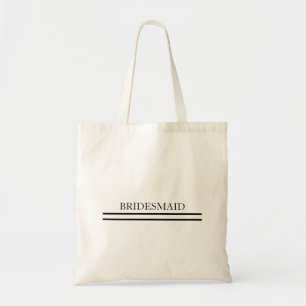 Bolsa Tote Orçamento de Bridesmaid Personalizado