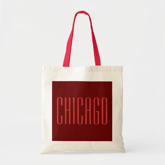 Bolsa Tote Orçamento de Chicago (Frente)