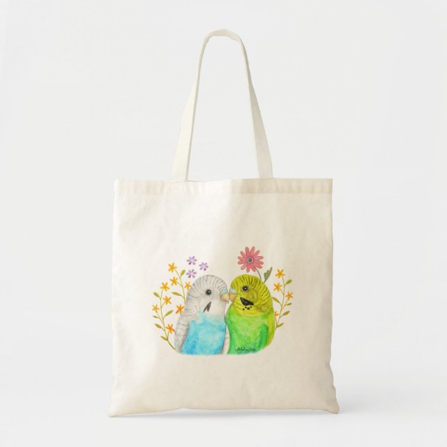 Bolsa Tote Ordenados e Flores de Pulga Ortográfica (Frente)