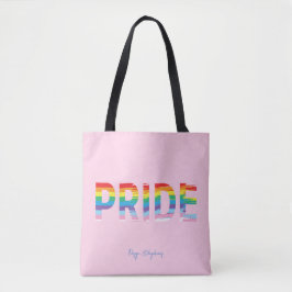 Bolsa Tote ORDENAR Sinalizador LGBTQIA Arco-Íris, Bandeja de