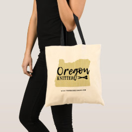 Bolsa Tote Oregon Knitter Black + Compro de Artesanato Dourad