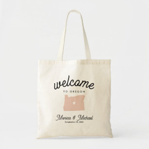 Bolsa Tote OREGON State Destination Wedding ANY COLOR