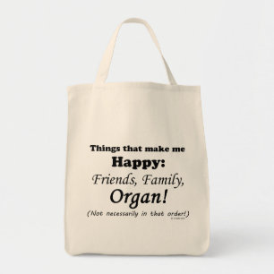 Bolsa Tote Orgão me faz feliz