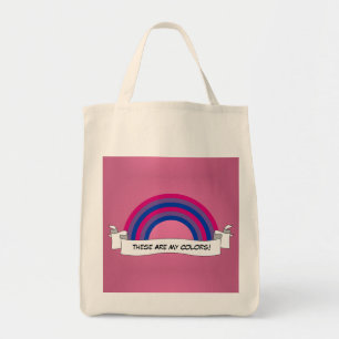 Bolsa Tote Orgulho arco-íris da Bissexualidade