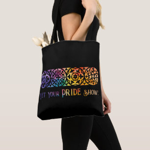 Bolsa Tote Orgulho Arco-Íris da Janela Gótica