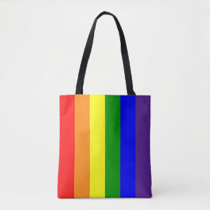 Bolsa Tote Orgulho Arco-íris Lésbicas Gays Bissexuais Transgê