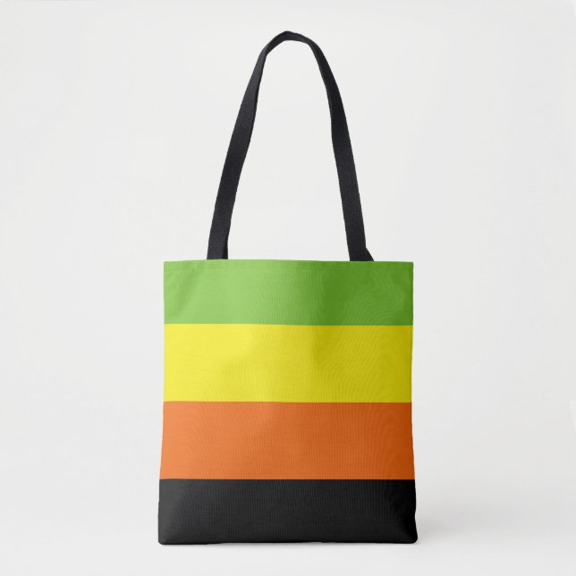 Bolsa Tote Orgulho Aromântico (Frente)