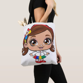 Bolsa Tote "Orgulho Autismo: A Alegria de Uma Menina