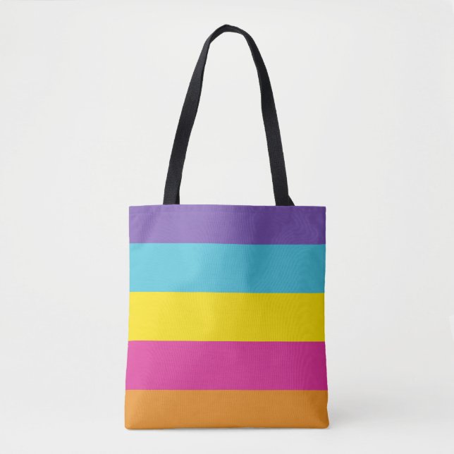 Bolsa Tote Orgulho de Gênero Não Binário (Frente)