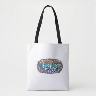 Bolsa Tote Orgulho de Herança Vive – Camiseta Orgulho Cultura