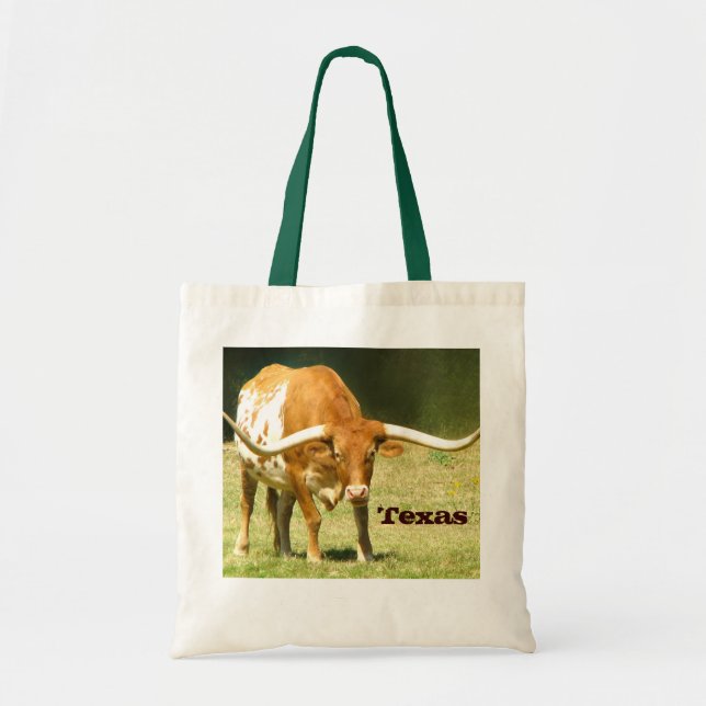 Bolsa Tote Orgulho de Longhorn Texas (Frente)