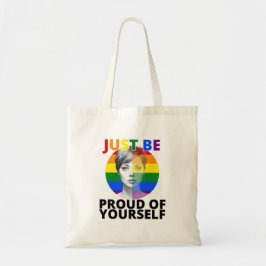 Bolsa Tote Orgulho de si mesmo - Retrato Orgulho gay feminino