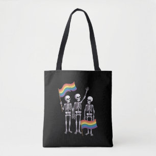 Bolsa Tote Orgulho Direitos LGBT Lésbica Gay Aliado LGBTQ Tra