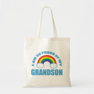 Bolsa Tote Orgulho do meu neto Rainbow Avós