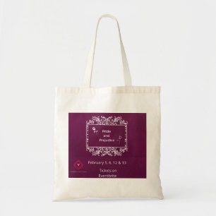 Bolsa Tote Orgulho e Preconceito de Tote Bag com Roll Call