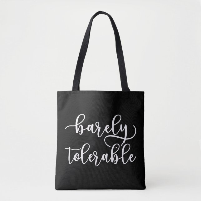 Bolsa Tote Orgulho E Preconceito - Mal Tolerável I (Frente)