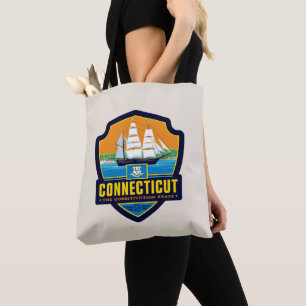 Bolsa Tote Orgulho Estatal Connecticut