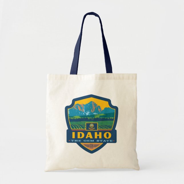 Bolsa Tote Orgulho Estatal | Idaho (Frente)