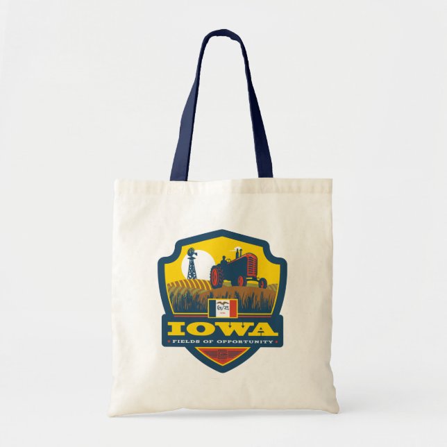 Bolsa Tote Orgulho Estatal | Iowa (Frente)
