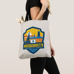 Bolsa Tote Orgulho Estatal   Massachusetts