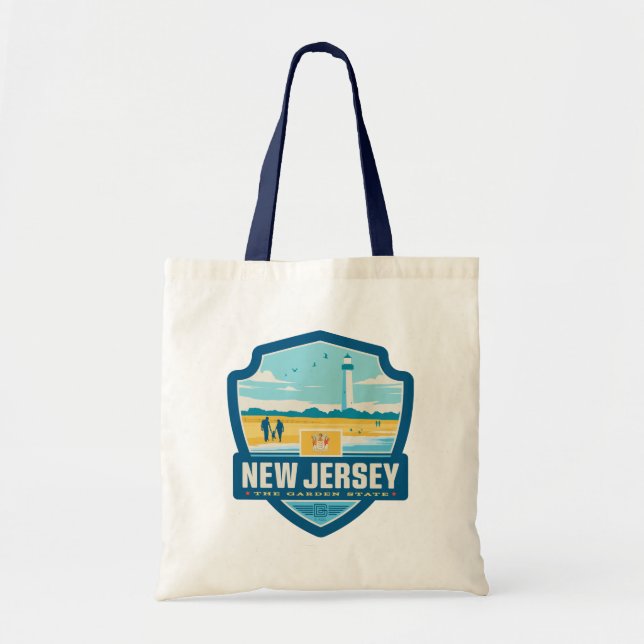 Bolsa Tote Orgulho Estatal | Nova Jersey (Frente)