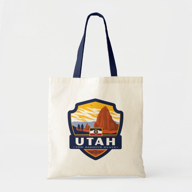 Bolsa Tote Orgulho Estatal | Utah (Frente)